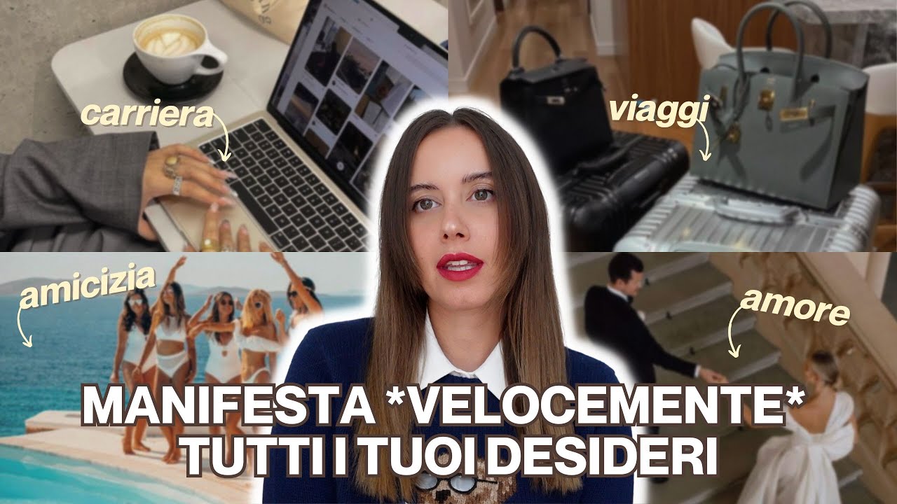 Il metodo pi&ugrave; SEMPLICE e VELOCE per MANIFESTARE qualsiasi cosa vuoi | Legge dell&rsquo;Attrazione