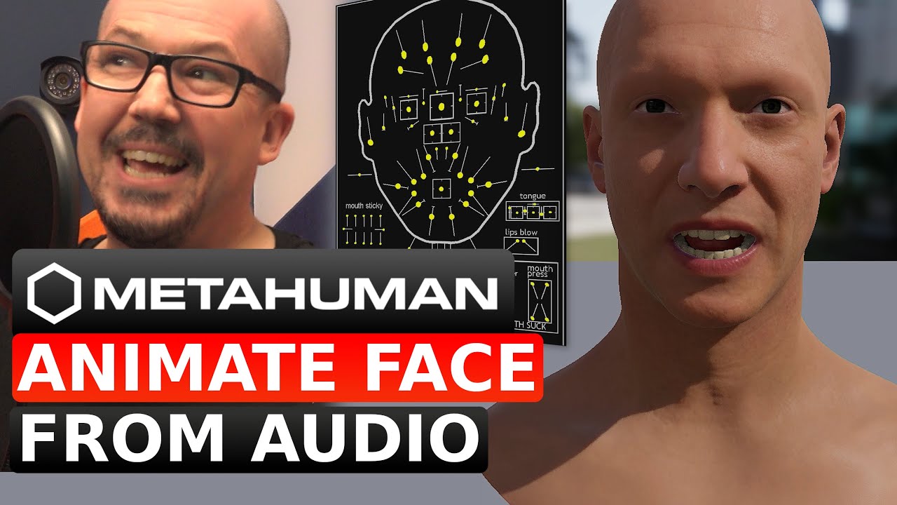 Animate Metahuman Faces Automatically from Audio: No Motion Capture!