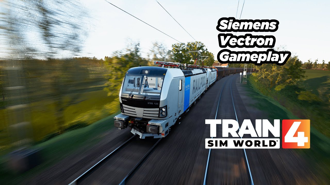 Siemens Vectron freight service - Train Sim World 4