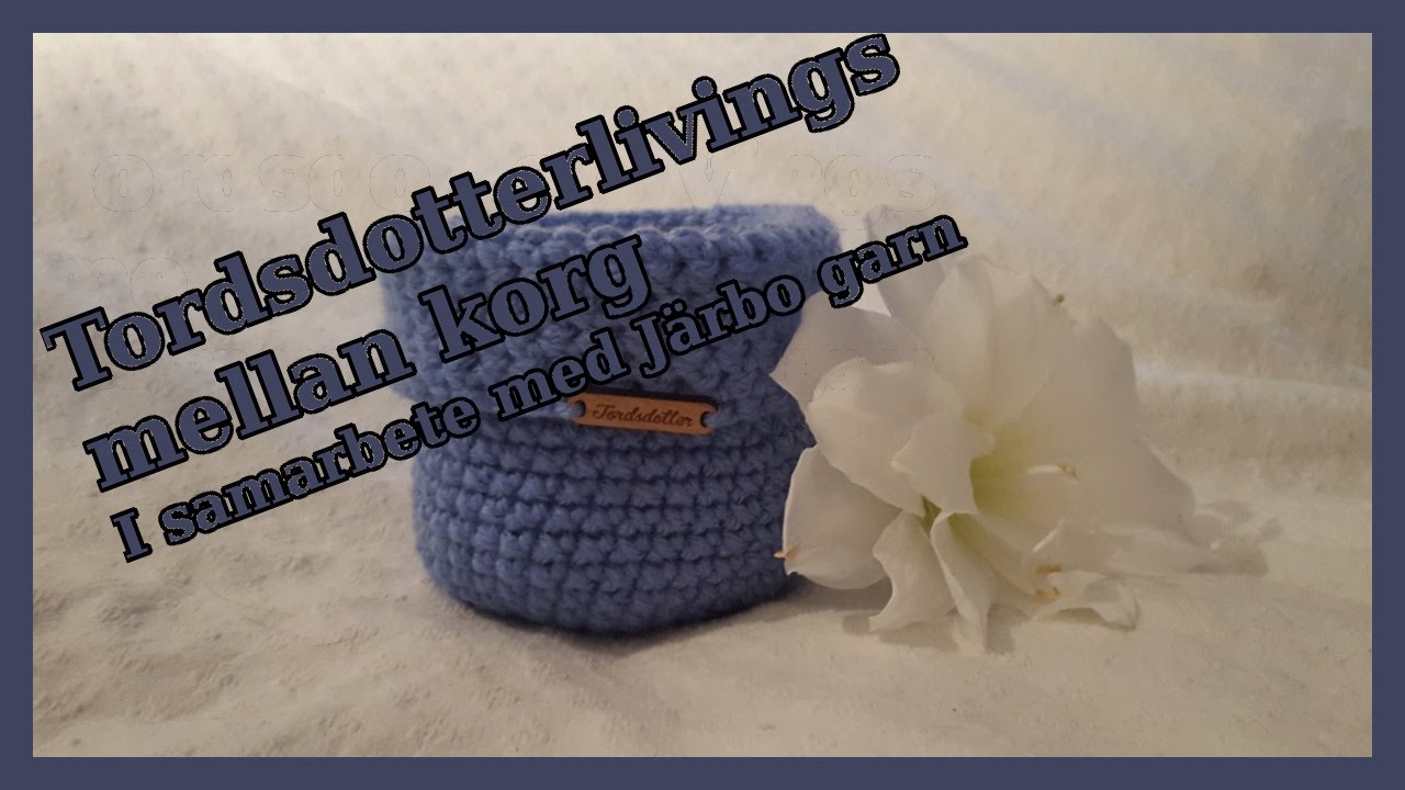 Tordsdotterlivings mellan korg | Hur man byter garn och fäster (för nybörjare)