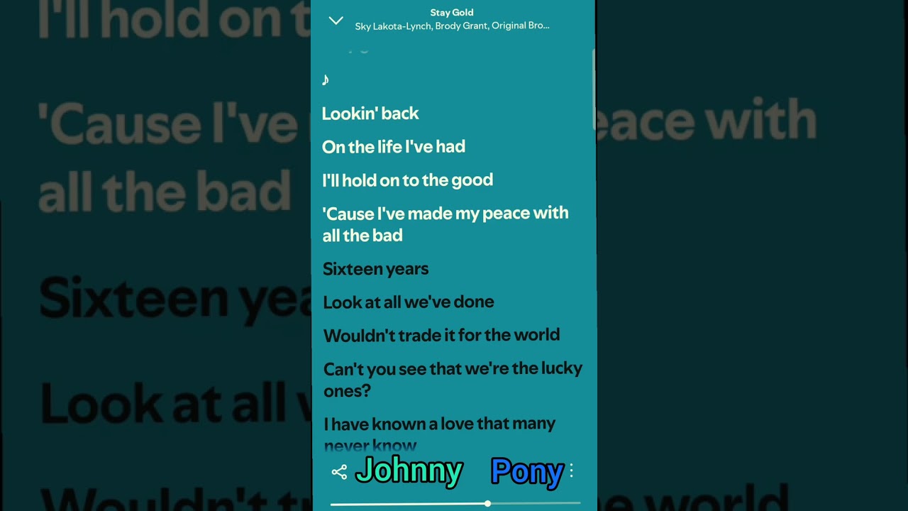 Stay Gold Karaoke