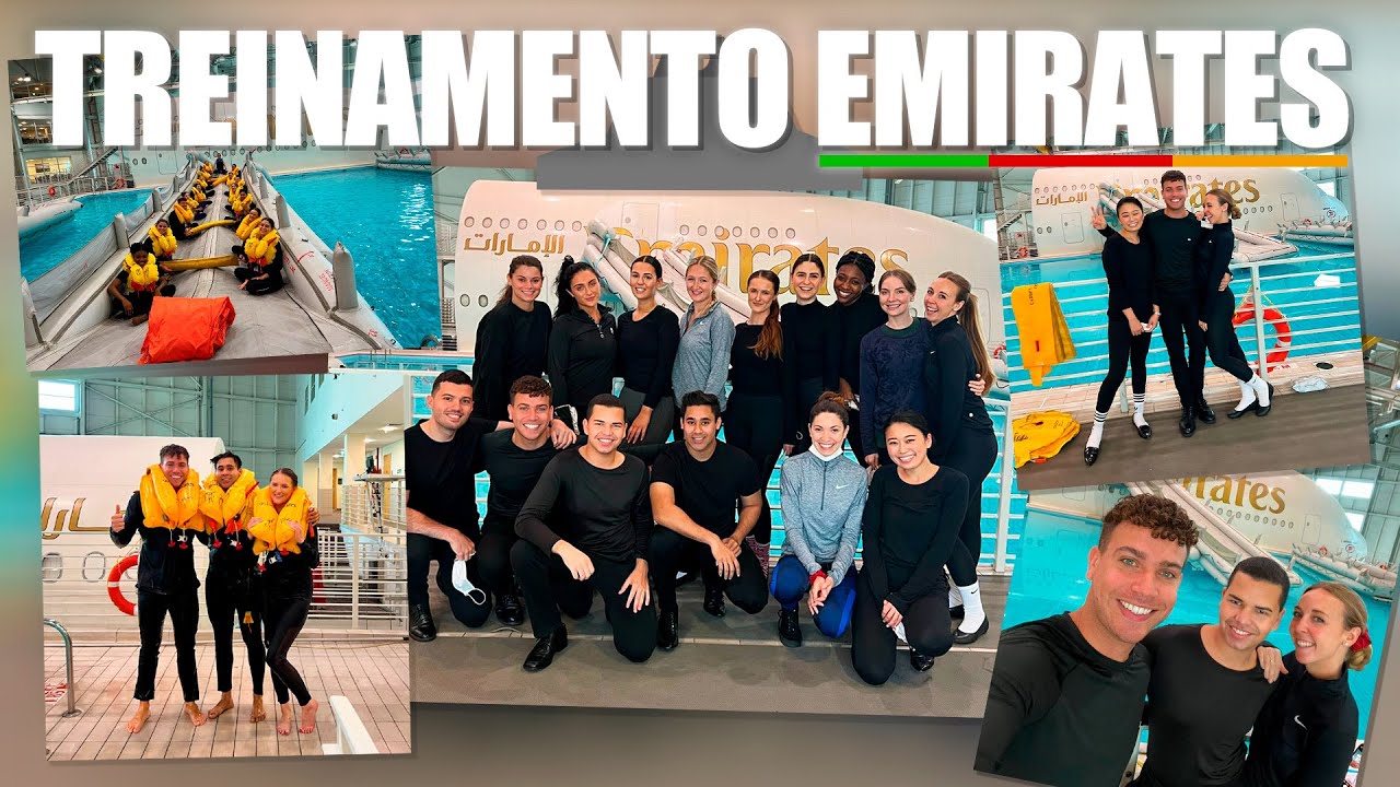 Como é o treinamento EMIRATES | Comissário de voo internacional