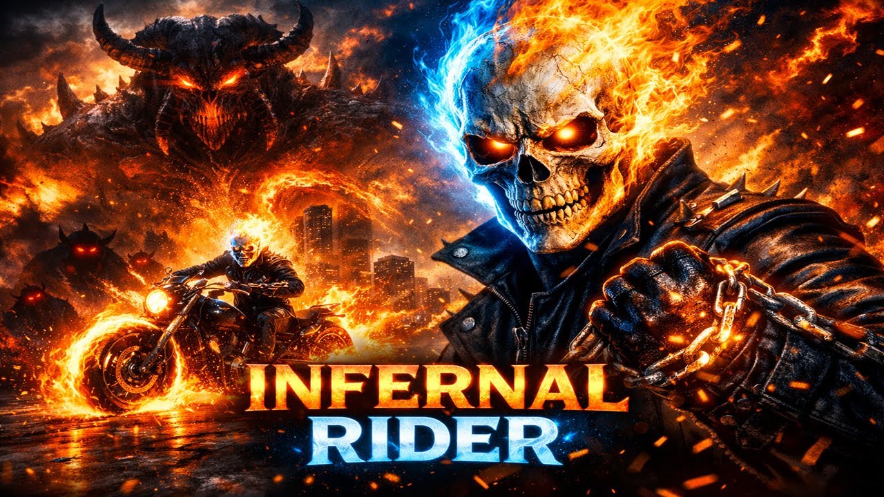 INFERNAL RIDER | Dark Superhero Cinematic Short Film (4K Movie)