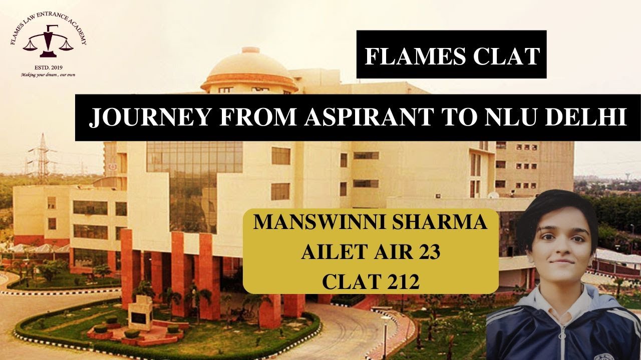 STUDENTS JOURNEY | FLAMES | BATCH 2023 | MANASWINNI SHARMA | AILET | CLAT | #shorts