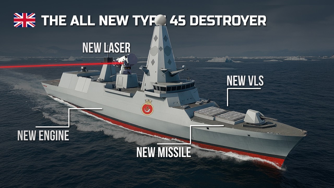 Встречайте новейший британский эсминец Type 45! Корабль, в который теперь практически невозможно ...