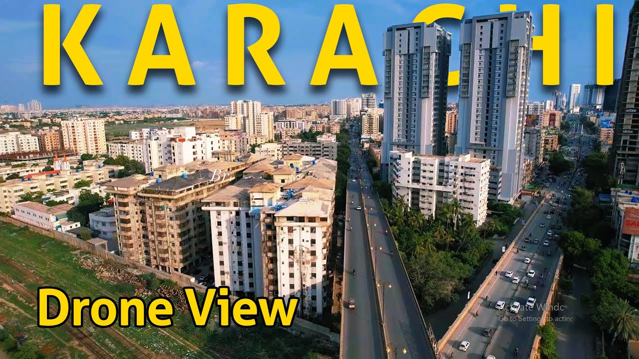 Karachi Drone View - Clifton - Gizri - DHA