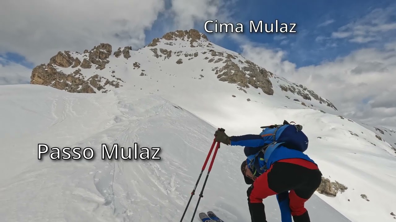 Traversata del Mulaz, Scialpinismo, Passo Rolle, Falcade