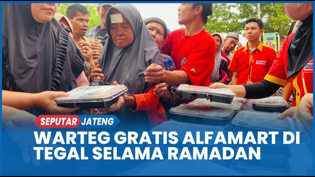 Warteg Gratis di Tegal Diserbu Masyarakat, Paket Makanan Ludes Hanya Kurun Waktu 5 Menit