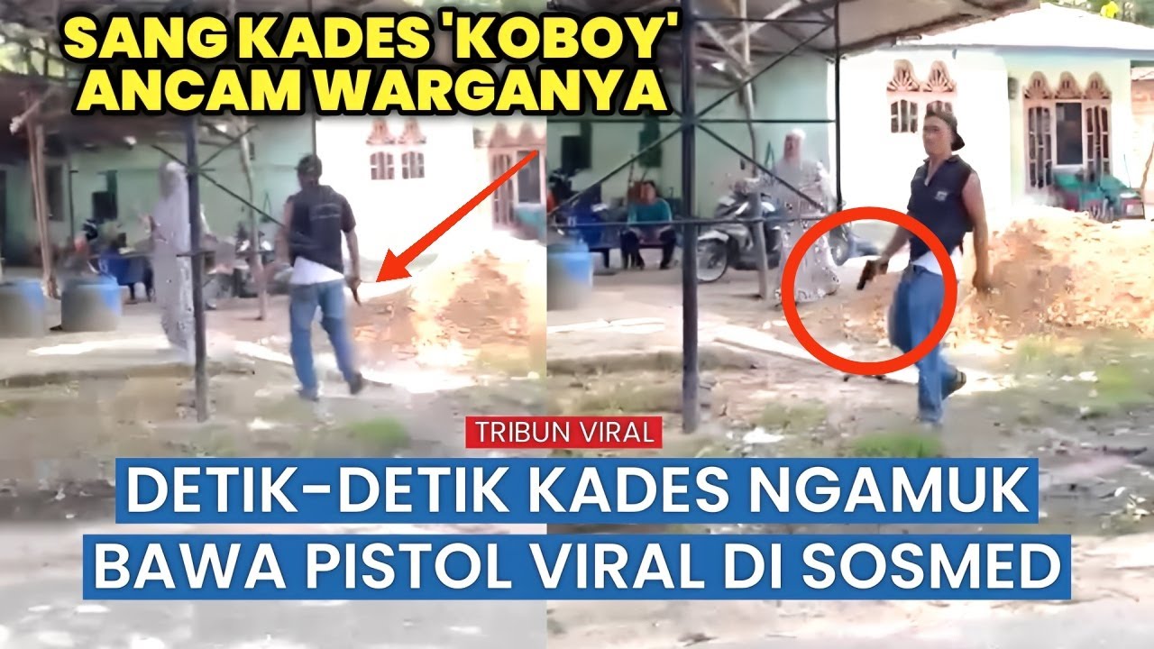 Viral Aksi “Koboi” Kepala Desa! Acungkan Diduga Senpi ke Warga, Padang Lawas Utara Geger