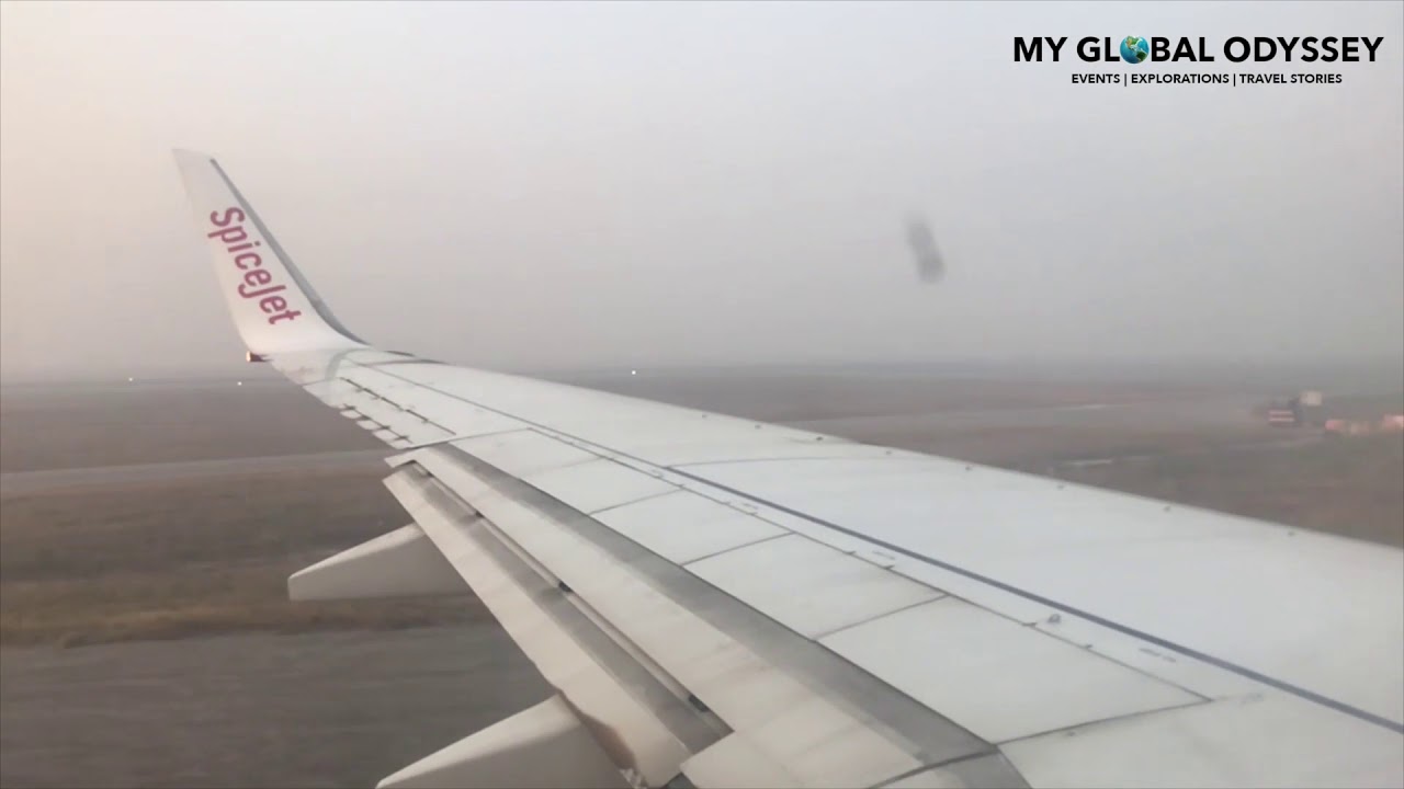SpiceJet flight landing in New Delhi