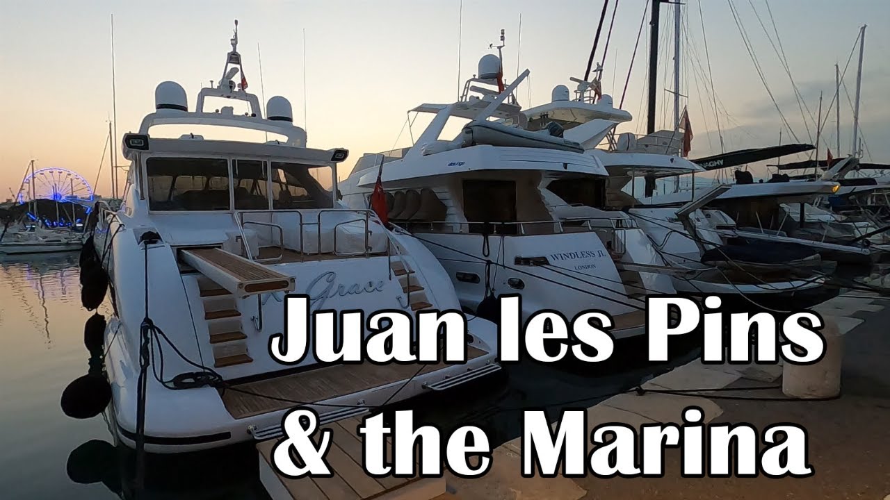 Juan les Pins, food and the Marina