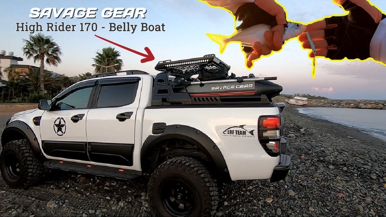 🎬Denizin ortasında Dev Balıklar! ve İstavrit Avları - Savage Gear High Rider 170 - Belly Boat - LRF
