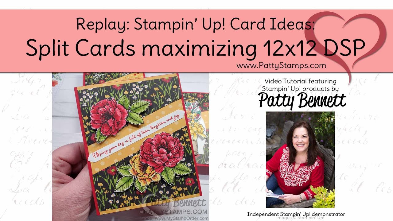 Split Cards maximize your 12x12 Designer Paper