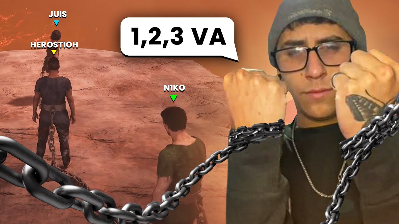 ESTE JUEGO ROMPE AMISTADES || CHAINED TOGETHER FT @ vampichoco @ elchaman @ nikitron