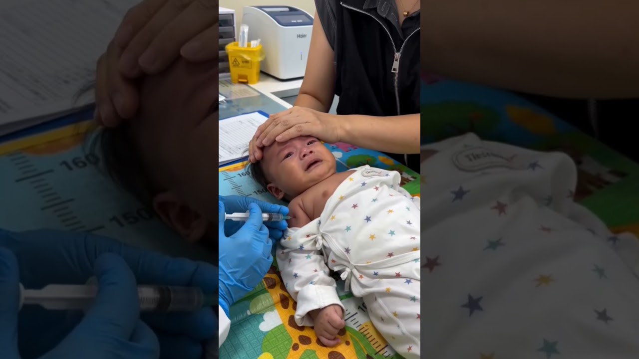 Baby&rsquo;s First Vaccine Shot 😭💉 | The Cry That Broke Everyone&rsquo;s Heart ❤️