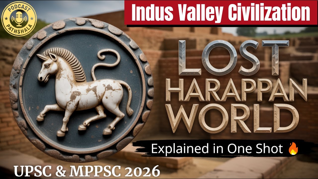 Indus Valley Civilization Explained in One Shot 🔥 | Complete Ancient History for UPSC & MPPSC 2026