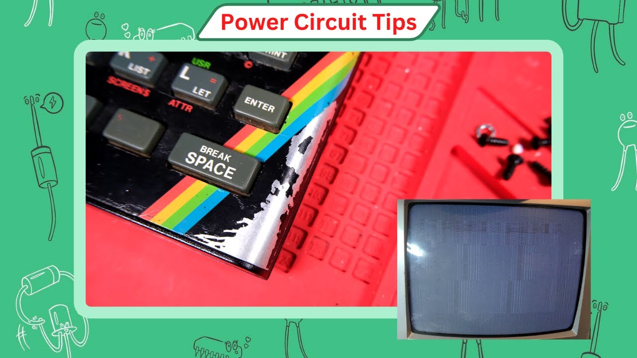 Do NOT Plug in Your Spectrum if it Looks Like This! - ZX Spectrum 48K Repair