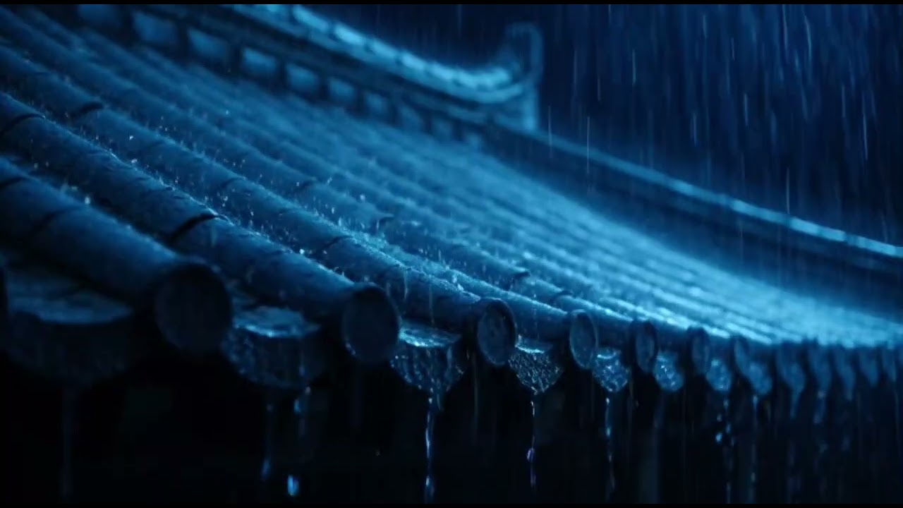 Rain Sounds for Deep Sleep – Gentle Rain on the Roof (No Thunder)