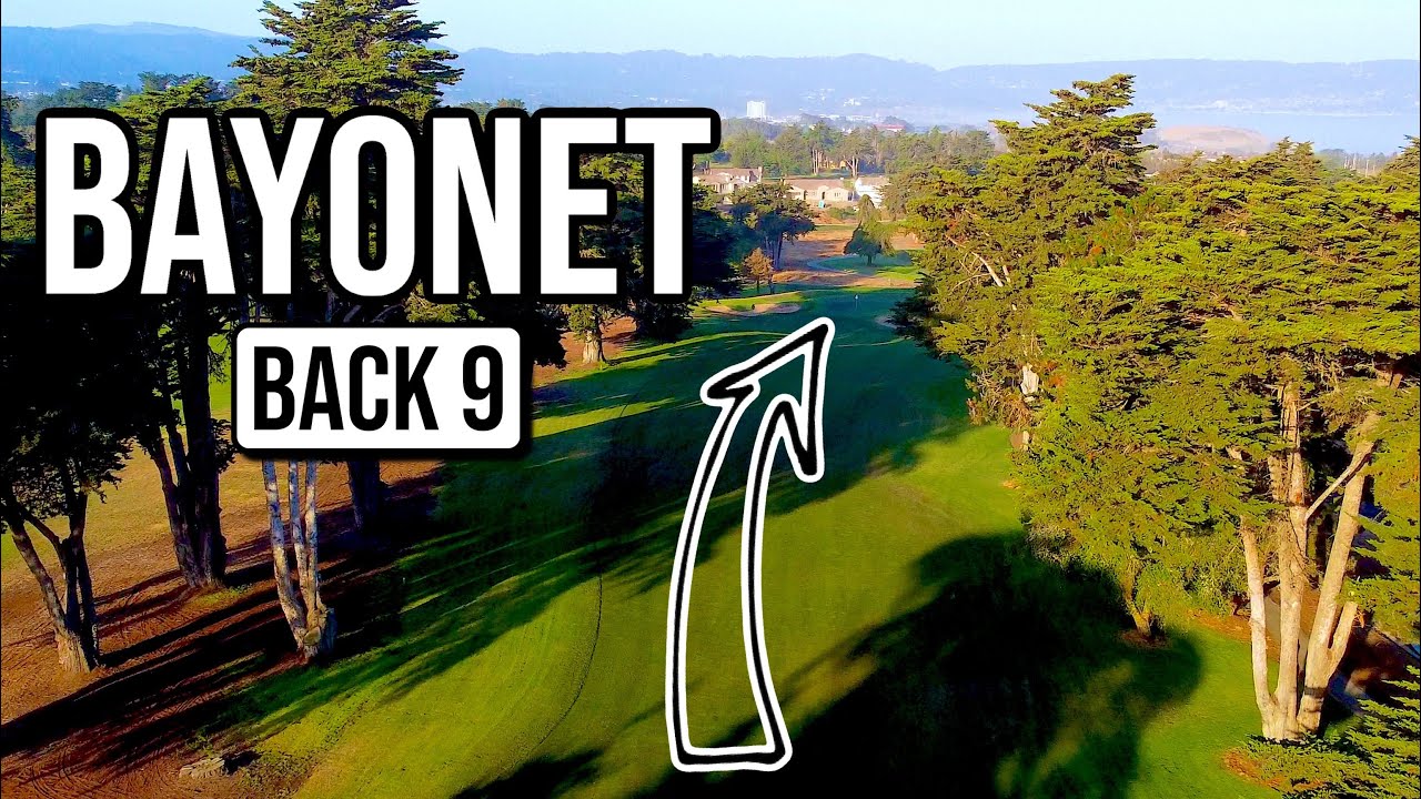 Идеальная разминка перед Пеббл-Бич | BAYONET BACK 9 | Видеоблог о трассе с полётами дронов