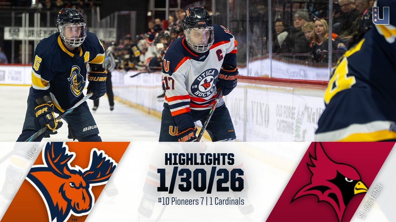 #10 Utica vs St. John Fisher | Men's Hockey Highlights - 1/30/26