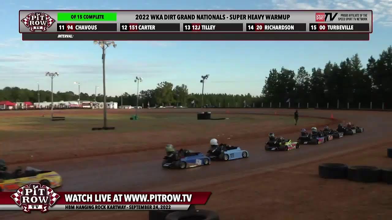 PitRow.tv: WKA Dirt Series Grand Nationals - HBM Hanging Rock Kartway - September 24, 2022