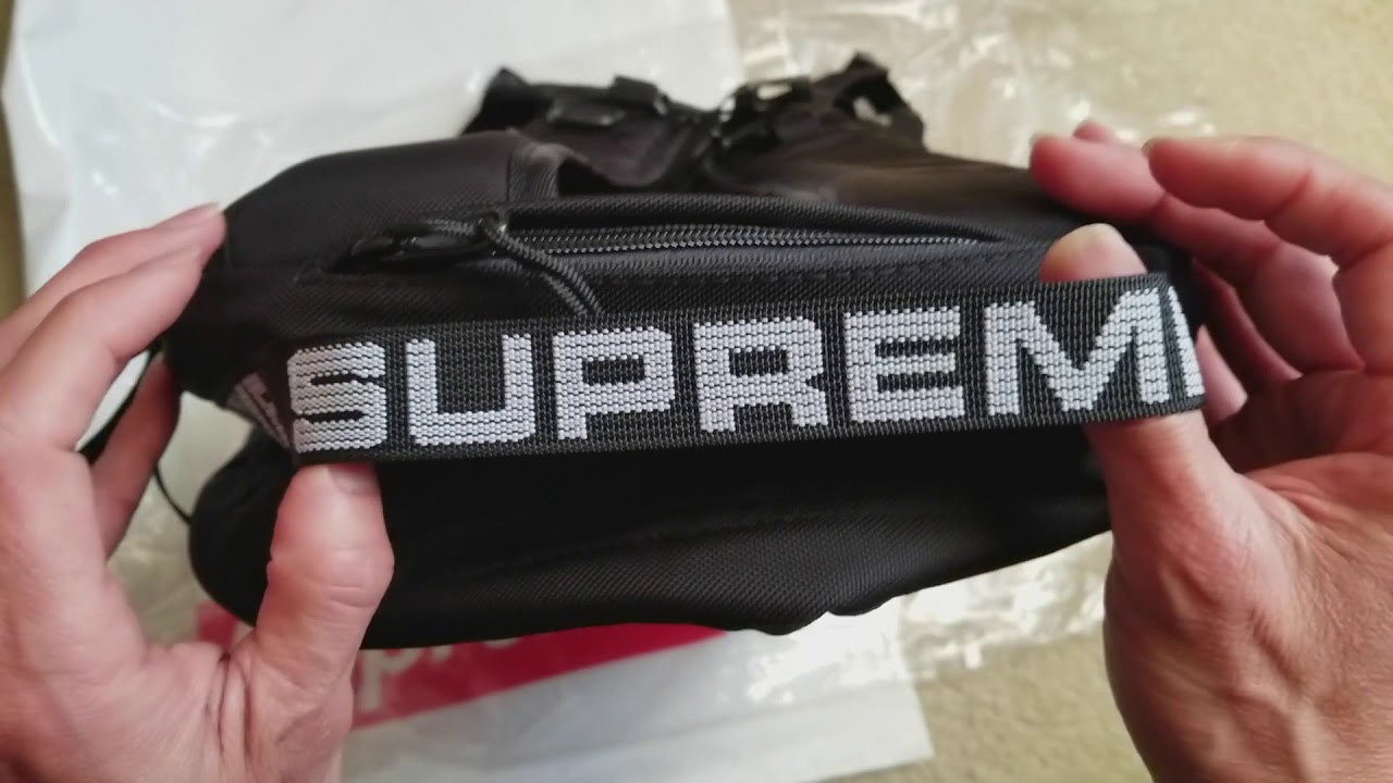 Unboxing SS18 Week #1 SUPREME x CORDURA Black Backpack! 3 6 2018