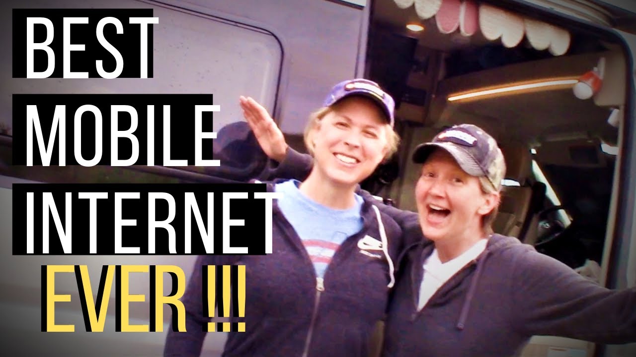 BEST RV / VAN / Mobile Internet Set-Up EVER!! Meet Jenna and Angie, who travel full-time in a ...