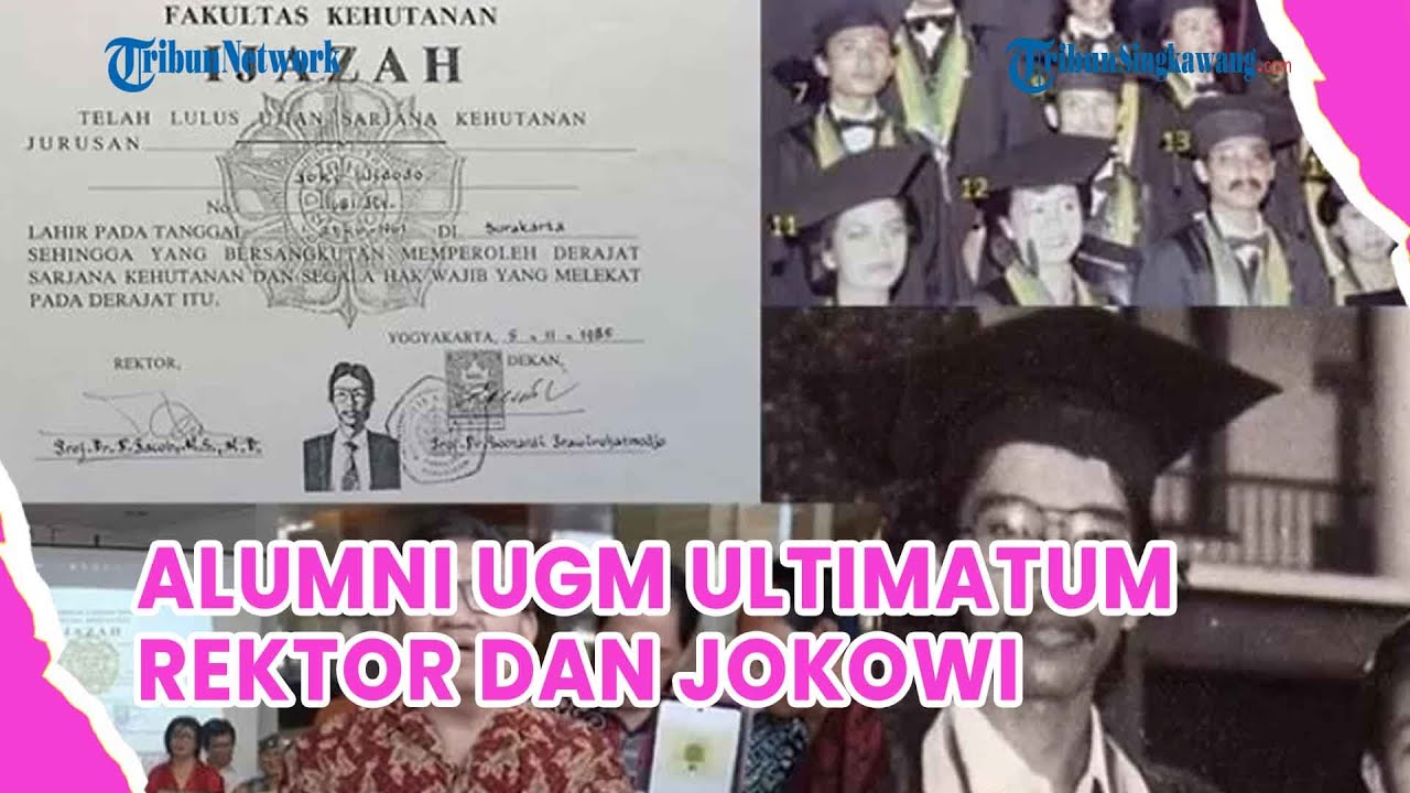 Alumni UGM Bergerak, Ultimatum Rektor dan Jokowi terkait Dugaan Ijazah Palsu
