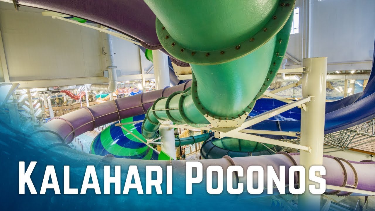 All Big Waterslides at Kalahari Resort Pocono Mountains, Pennsylvania (2017 Edition)