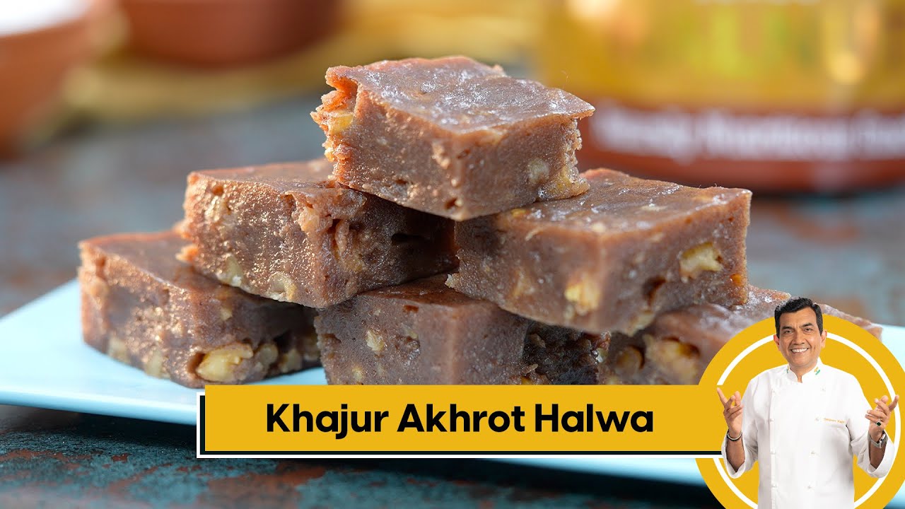 Khajur Akhrot Halwa | खजूर अखरोट हलवा | Halwa Recipes | Pro V | Sanjeev Kapoor Khazana