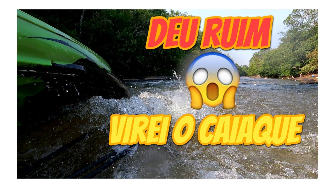 ACIDENTE NA PESCARIA! Meu Caiaque Virou e Fui pra Água!