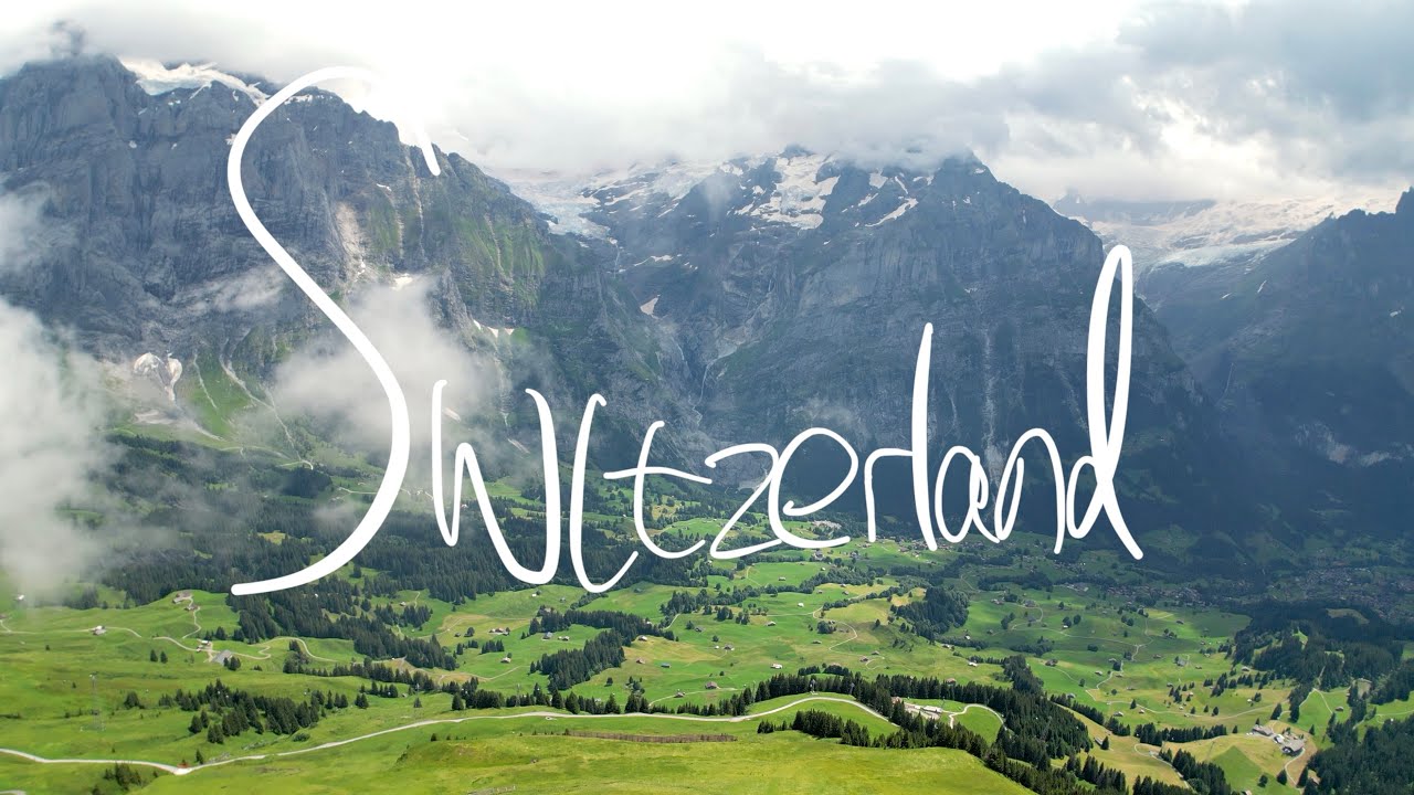 Switzerland, Fly Around The Country By Drone