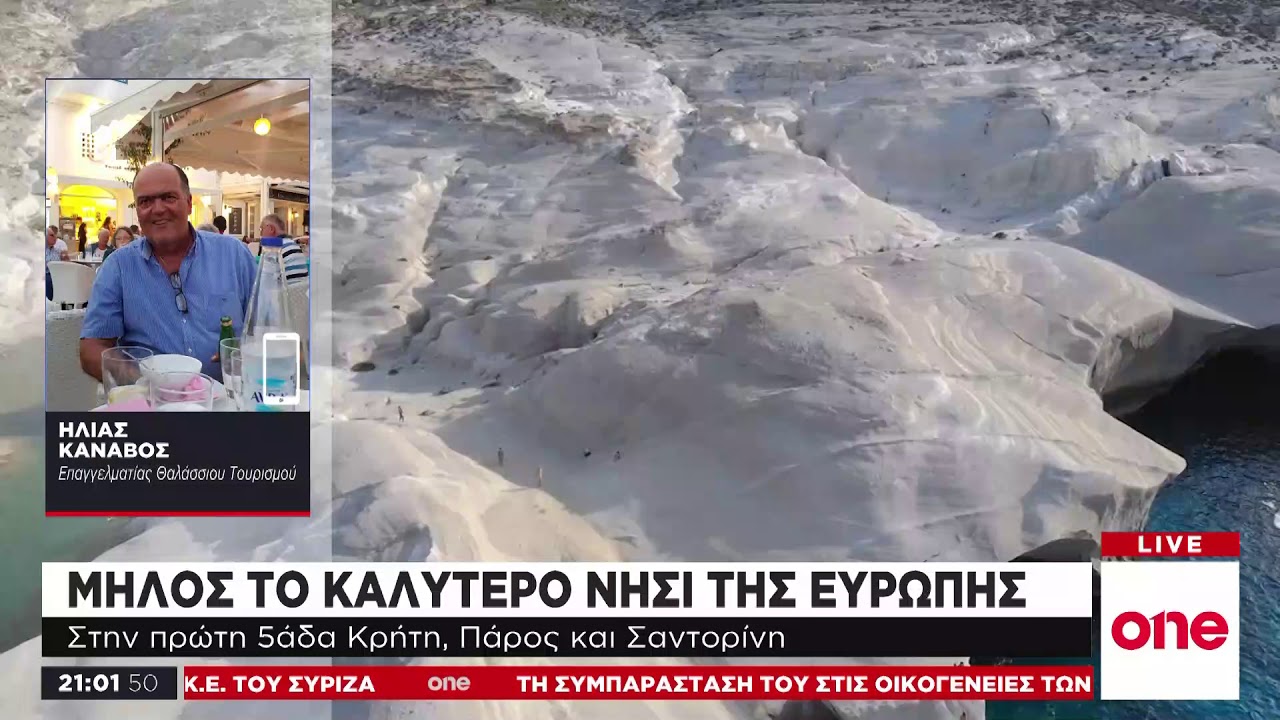 «Travel and Leisure»: Μήλος, το καλύτερο νησί της Ευρώπης