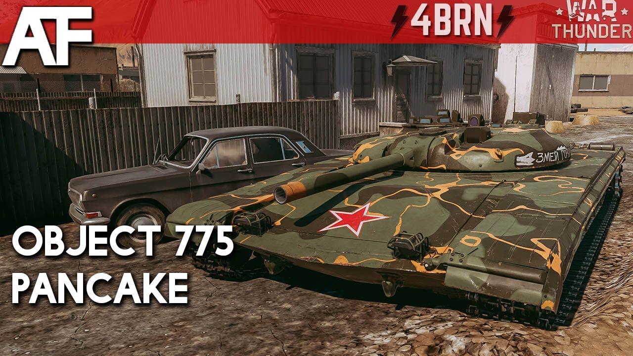 War Thunder - Object 775 Pancake tank | Gameplay Tanky CZ/SK