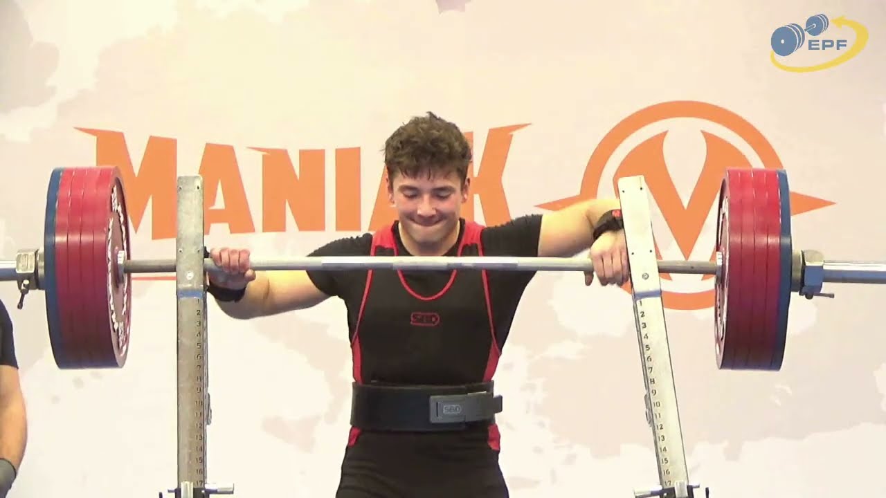 Men SJr 93kg A & 105kg - 2025 European Sub-Junior, Junior & SOI Classic Powerlifting Championships