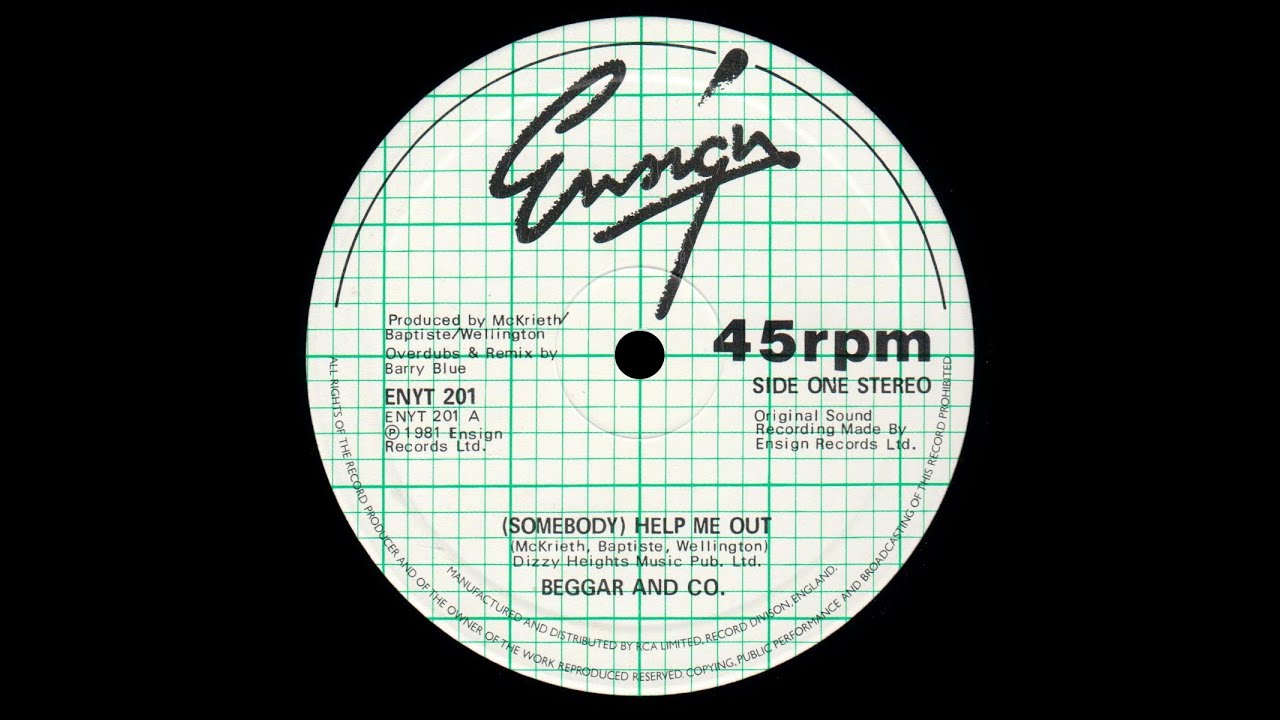 Beggar And Co. - (Somebody) Help Me Out - Long Vocal '81