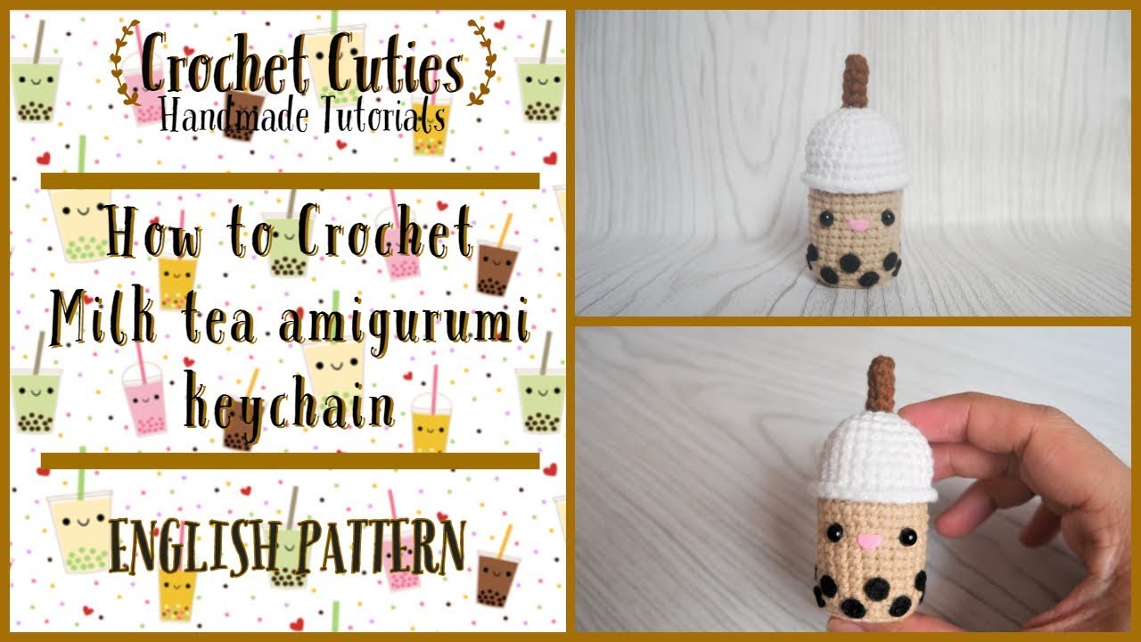 How to crochet Milk tea amigurumi fast and easy