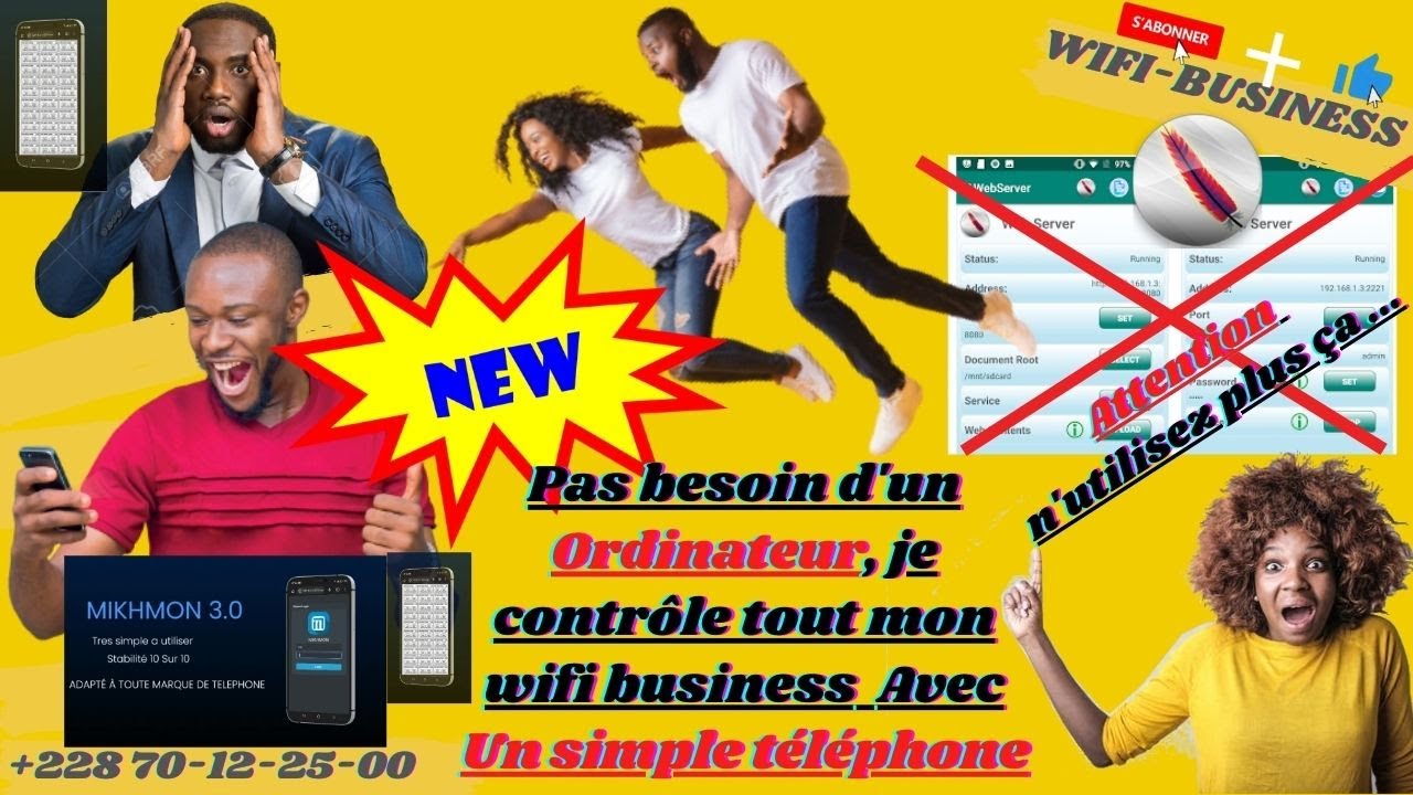 🤭🤫VOICI COMMENT CONTRÔLER UN WIFI ZONE SANS ORDINATEUR👌(N'UTILISEZ PLUS AWEBSERVER UTILISER ÇECI👆)