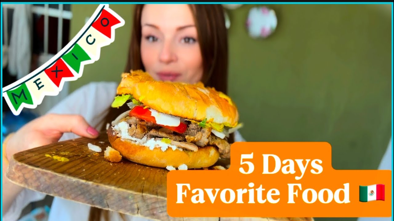 Our Family Life in MEXICO 🇲🇽 Day 1 of our Favorite Mexican foods (Steak TORTA)