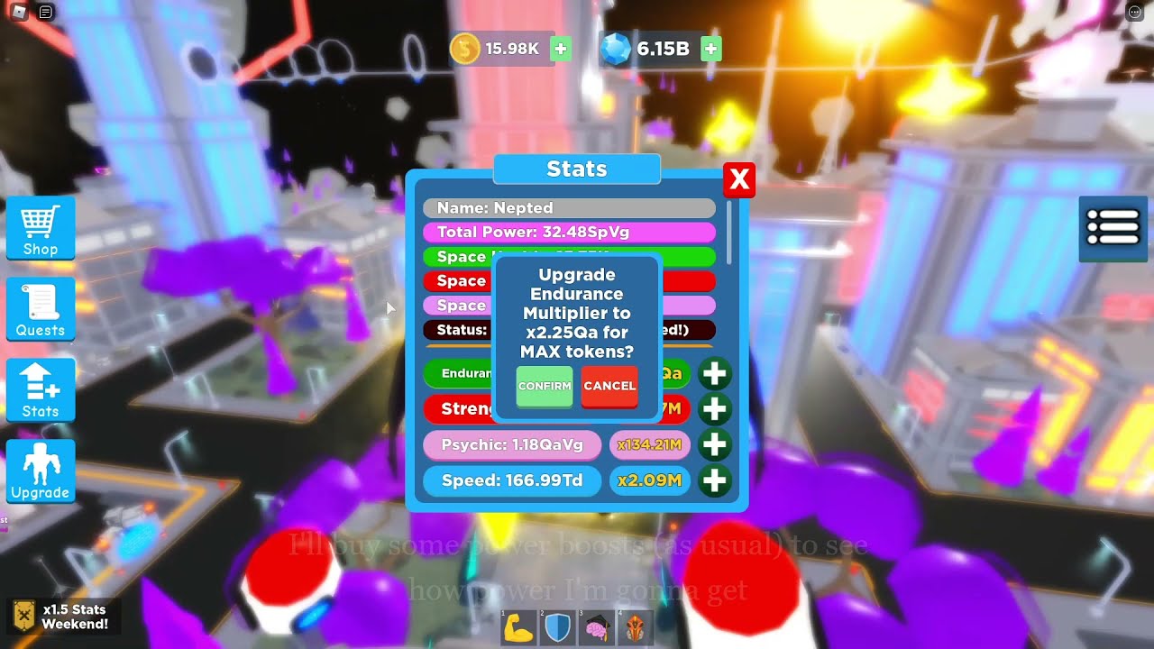 ROBLOX | 💥 Getting the MAX 1Qa multiplier in Super Power Fighting Simulator! 💥