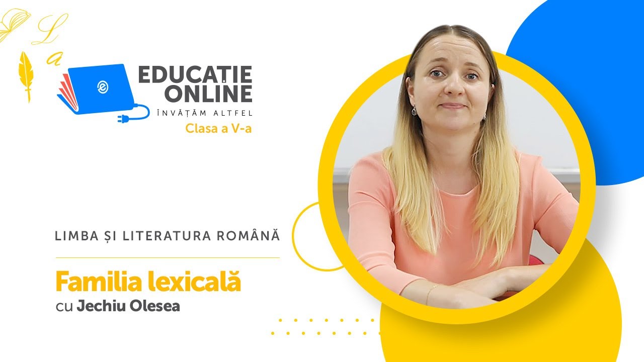 Limba și literatura română, clasa a V-a, Familia lexicală