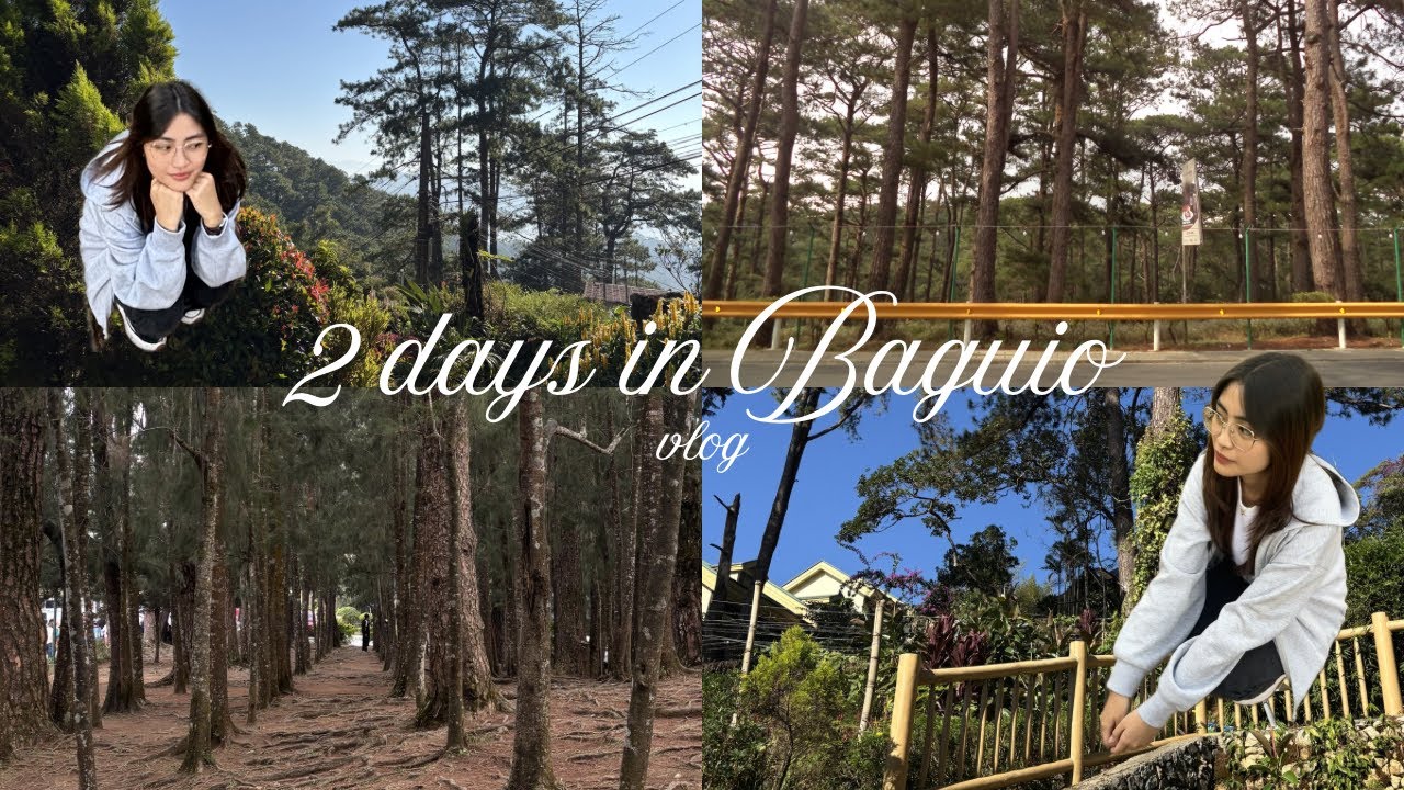 2 day Baguio vlog: Campfire + Igorot Stone Kingdom + Le Monet Hotel + The Mansion + Wright Park