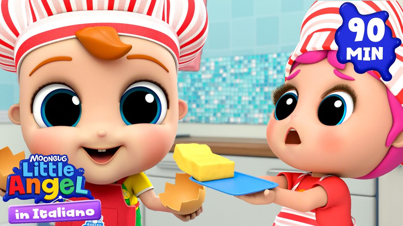Piccoli Chef All'Azione! | Little Angel Italiano | Cartoni Animati con Gianni Piccino