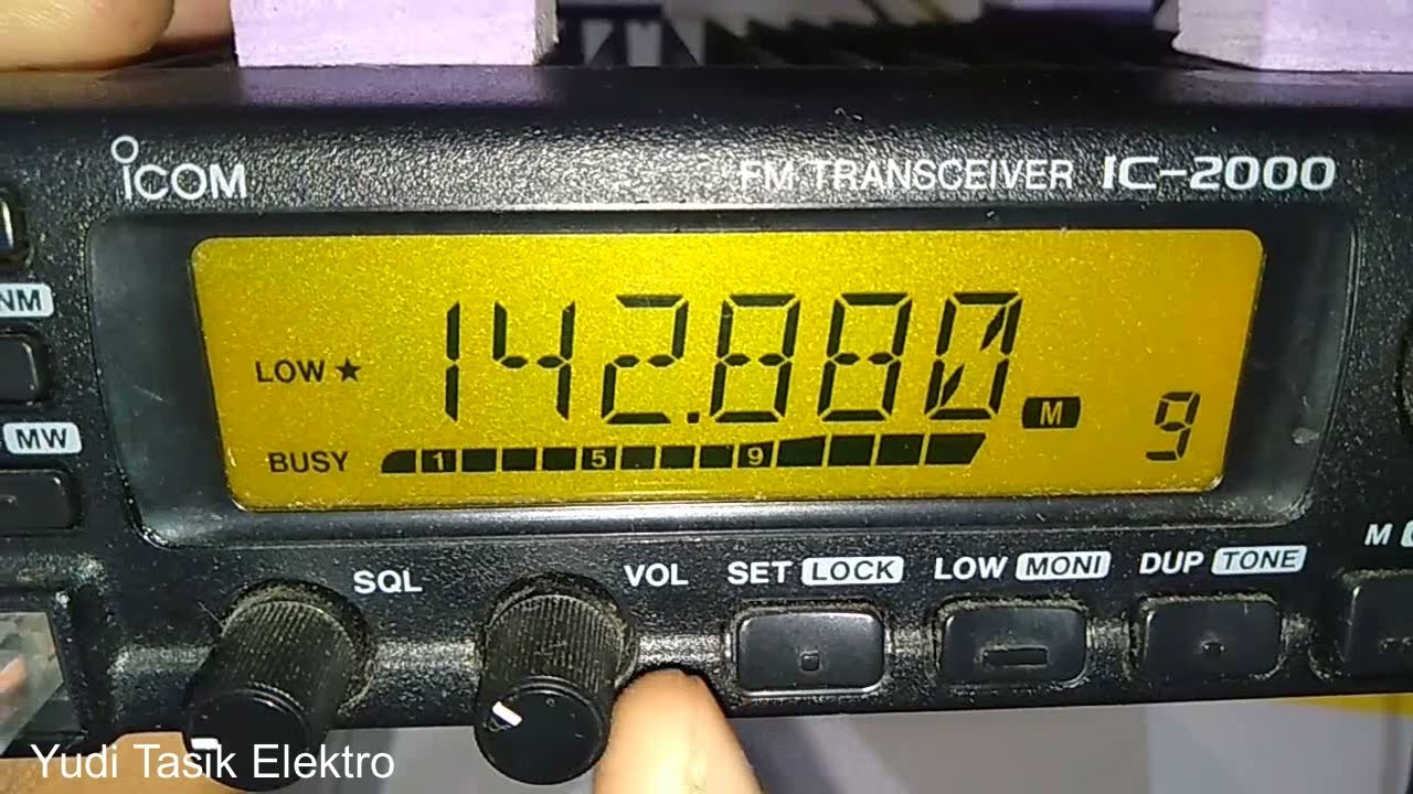 MENGHILANGKAN BAR SIGNAL PALSU PADA ICOM IC 2000