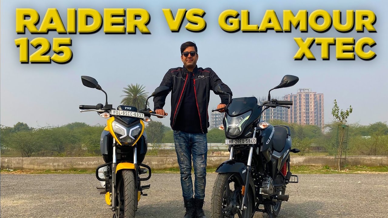 Hero Glamour Xtec Vs TVS Raider 125 | Comparison in Hindi | Times Drive