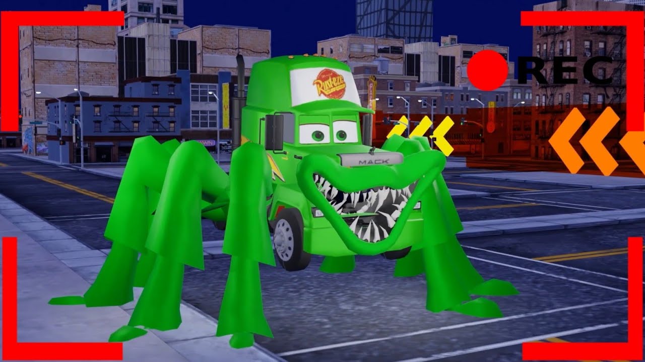 There's Horror Secret Place Green Spider Mack Truck Eater Haunted Yuta Mio SAKURA SCHOOL SIMULATOR