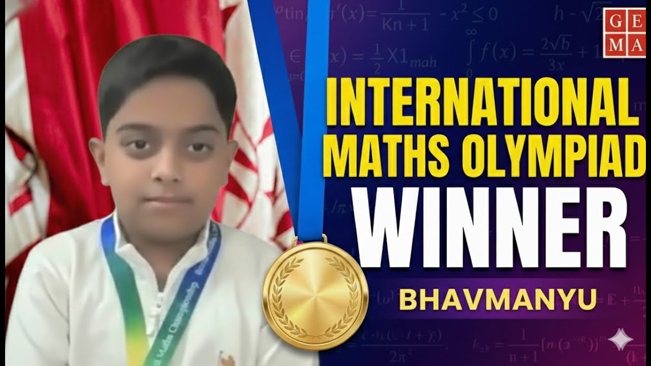 Math competition Winner Interview - Bhavmanyu Kadamb | #gema #winner #winnerinterview