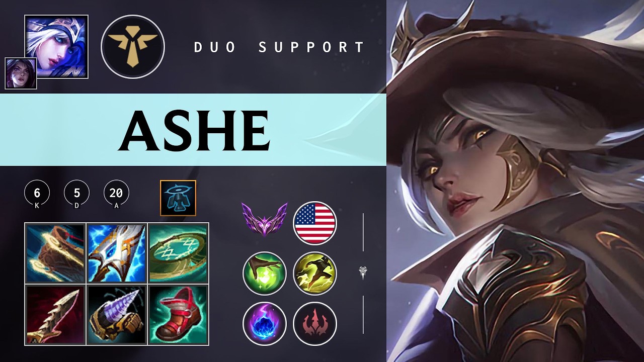 Ashe Support vs Blitzcrank - NA Master Patch 26.05