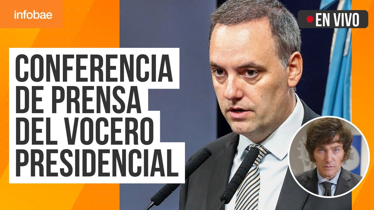 Conferencia de prensa del vocero presidencial, Manuel Adorni (6/2/2024)