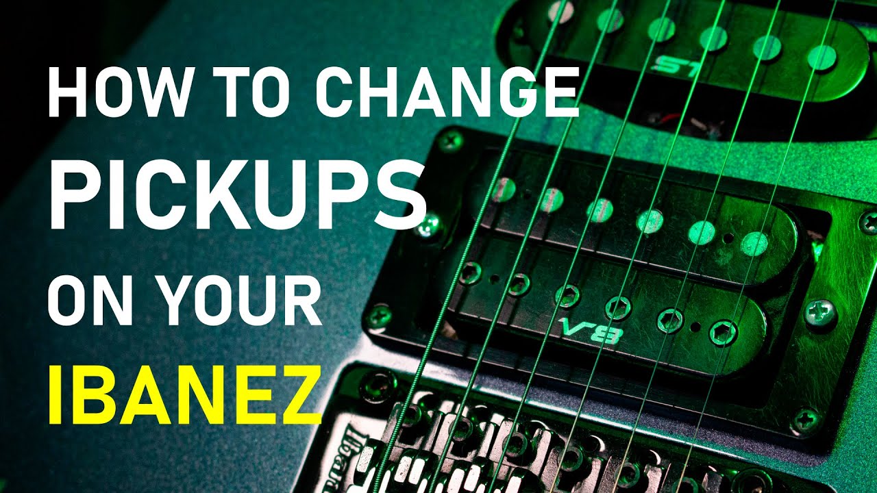 How To Change Pickups on Your Ibanez RG - Full Tutorial
